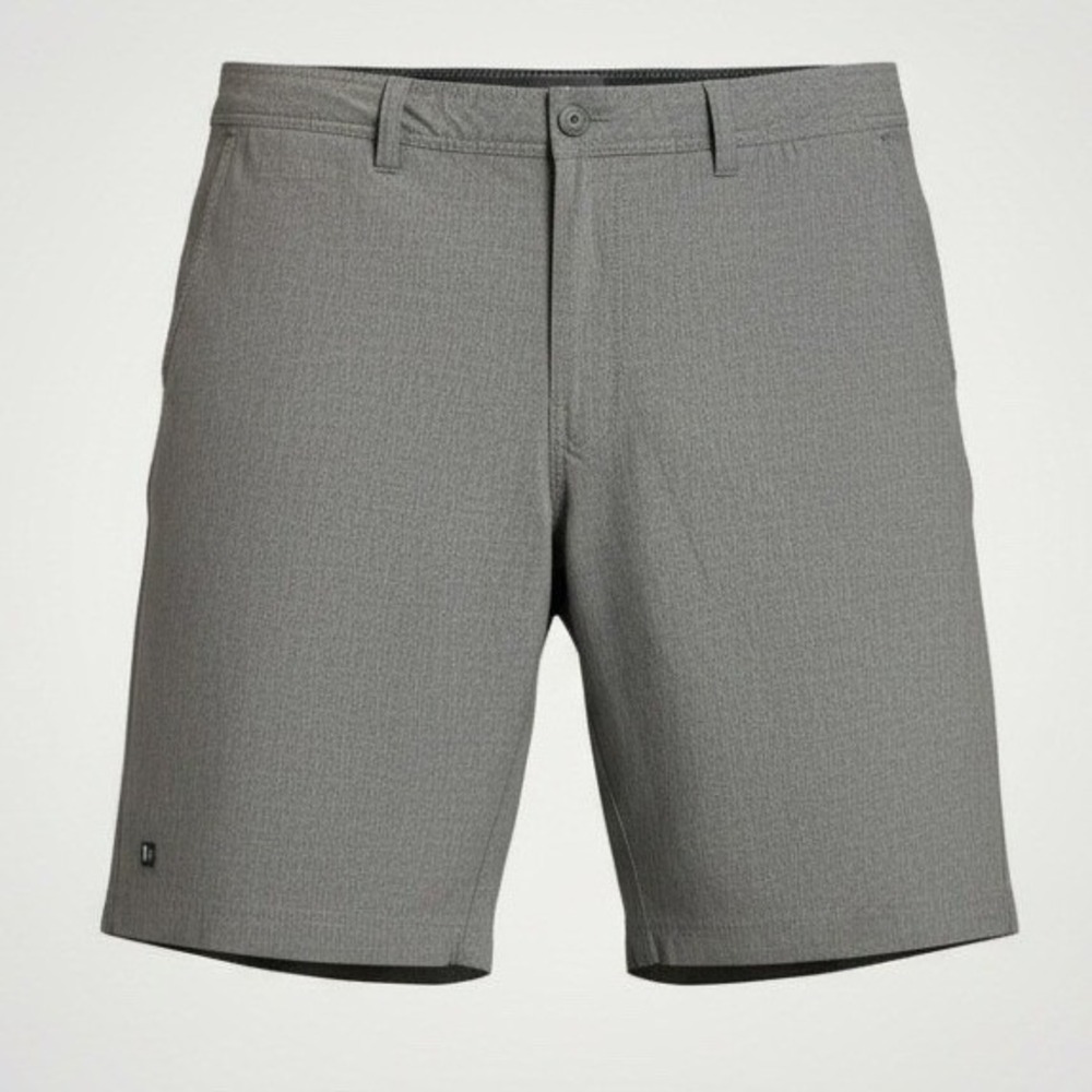 Linksoul Boardwalker Golf Shorts Men 36 Gray Stretch Performance Sport Active - Picture 1 of 8
